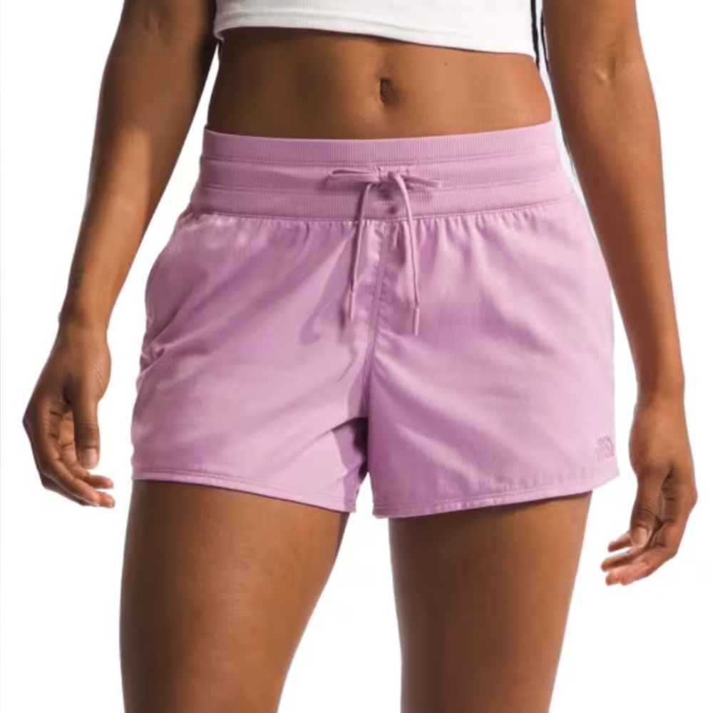 North Face Aphrodite Mineral Purple 4" Athletic Shorts